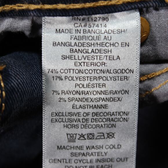 True Religion Charlie High Rise Flare Jeans Womens 27 Blue Stretch - Picture 12 of 12